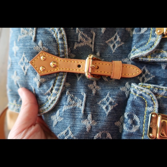 Rare LV denim mini backpack - Picture 4 of 8
